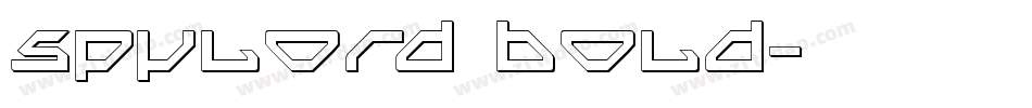 Spylord Bold字体转换